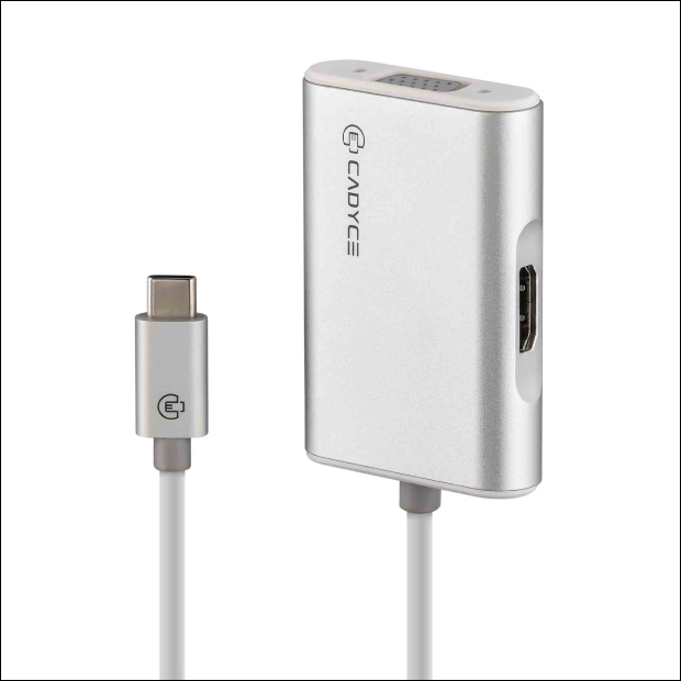 USB-C™ to HDMI (4K) & VGA Adapter
