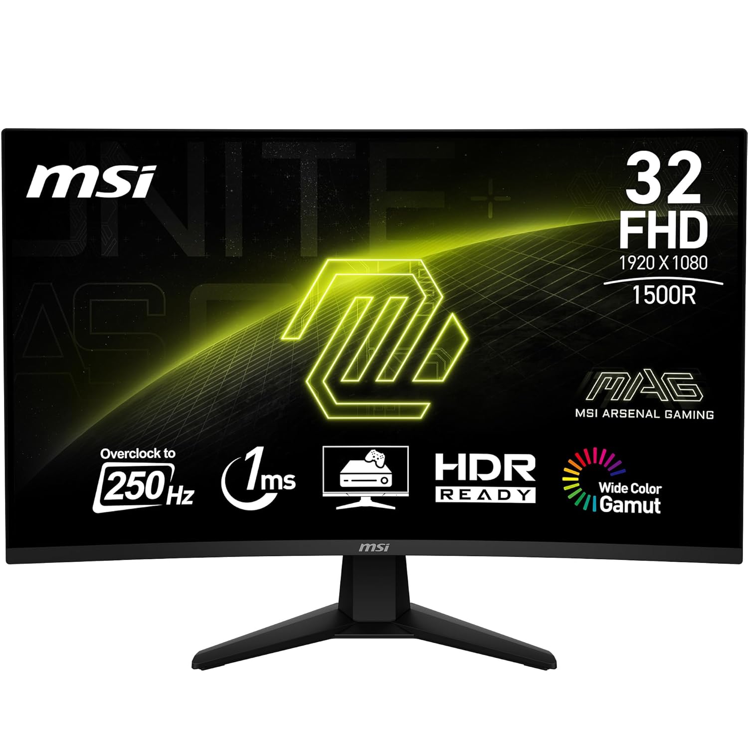 MSI MAG 32C6X 32 Inch FHD Curved Gaming Monitor