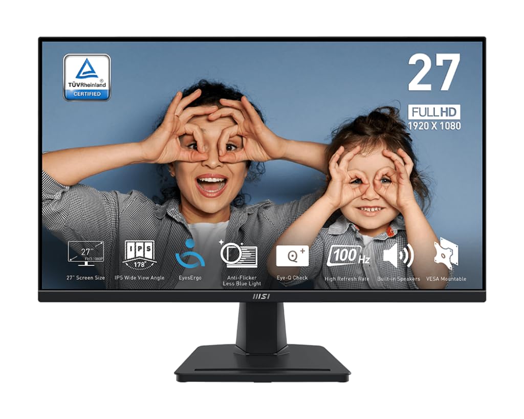 MSI PRO MP275 27-inch IPS 1920 x 1080 (FHD) Computer Monitor