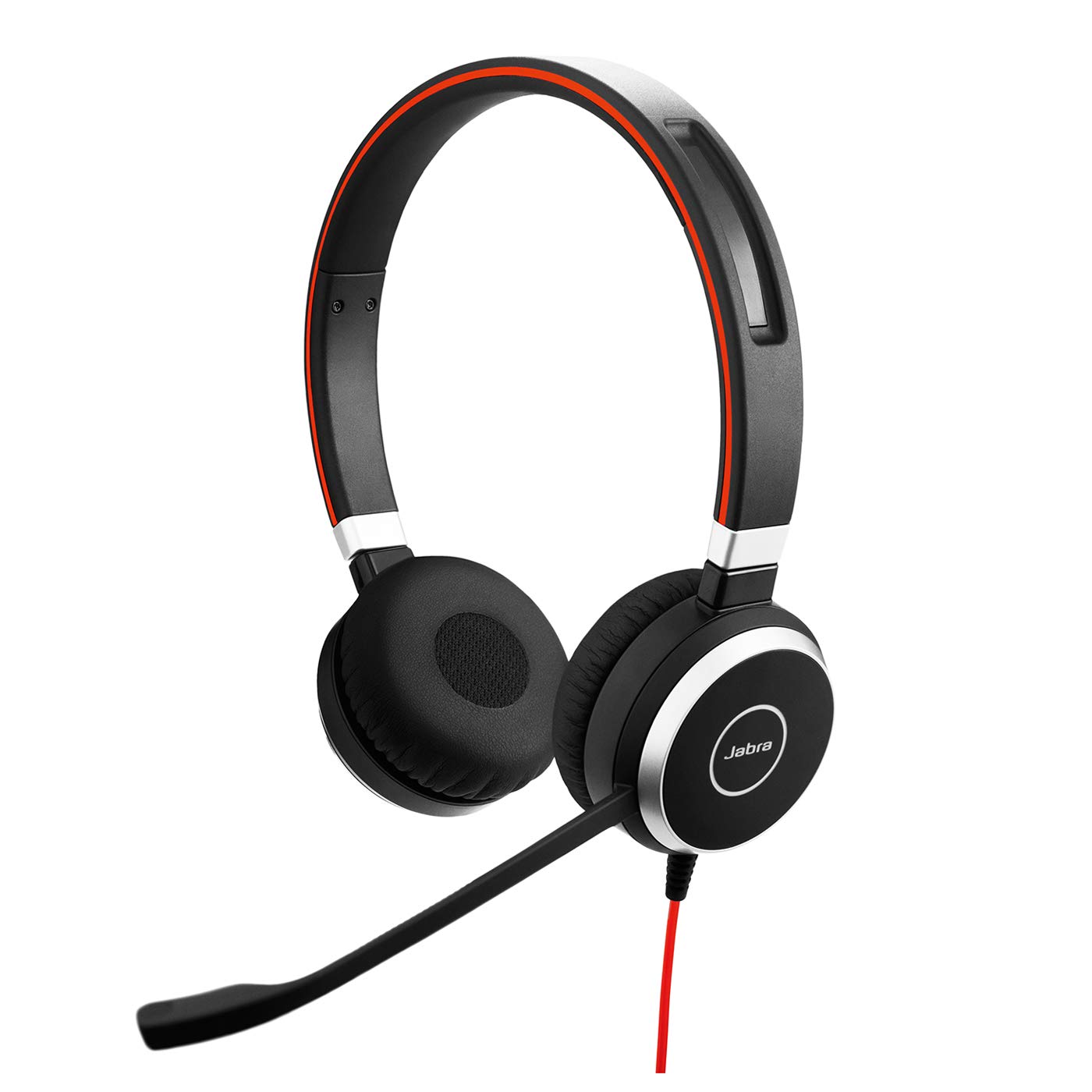 Jabra Evolve 40 MS Wired On Ear Headphone with Mic (Black)