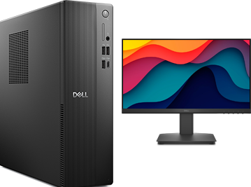 Dell Slim Desktop ECS1250 (19.5" E 2020H Monitor Include)Win 11