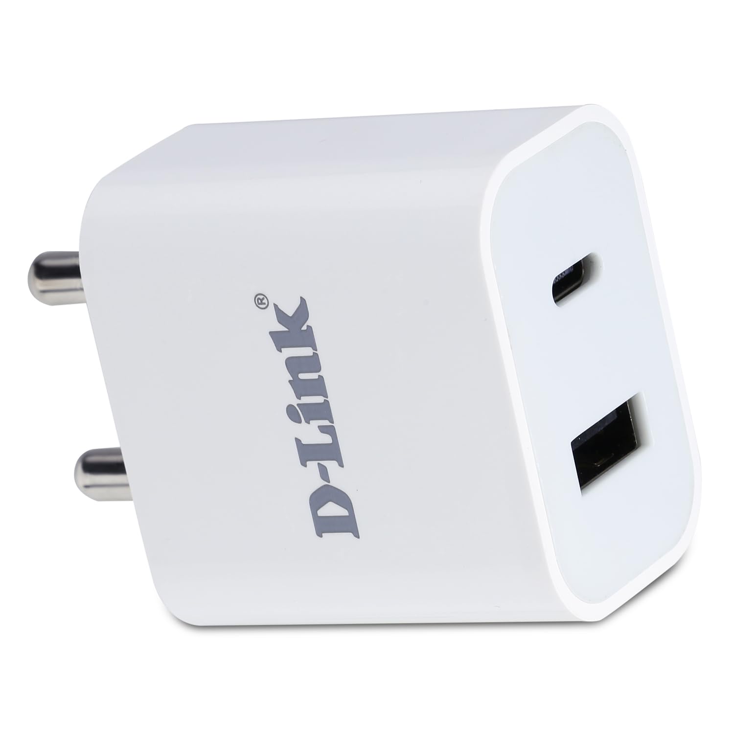 D-Link 20W Dual Port Fast Charger Type-C & USB-A