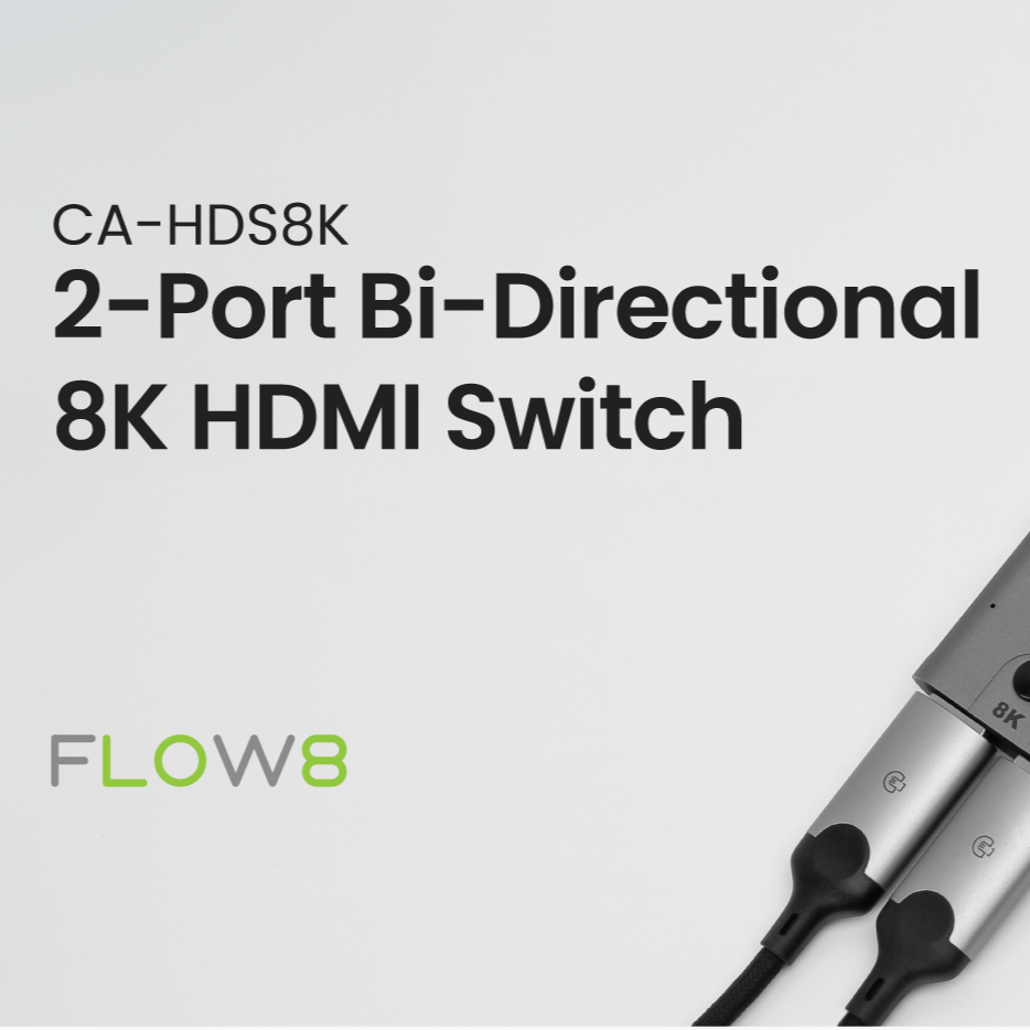 2-Port Bi-Directional 8K HDMI Switch