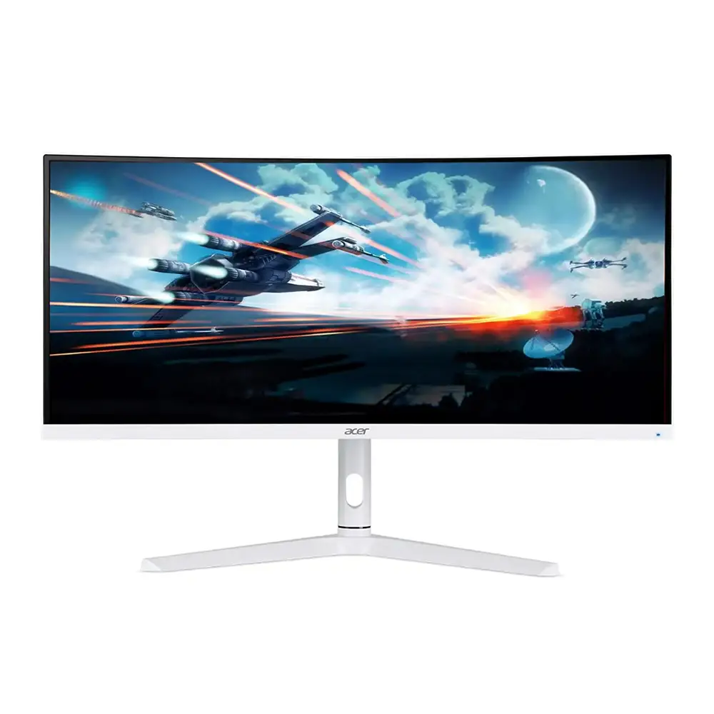 Acer XZ306CX 74.93 cm (29.5") Ultrawide 21:9 1500R Curve | 2560 X 1080 Monitor | 1 MS VRB | 200 Hz Refresh Rate | HDR 400 | DCI-P3 93% | AMD Free Sync | 2XHDMI 1XDP | Stereo Speakers | Eye Care Features | White
