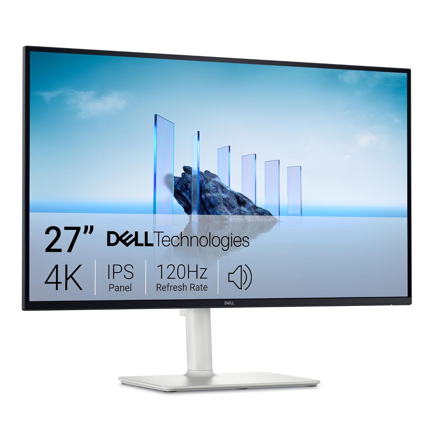 Dell S2725QS 27"/68.58 cm 4K Monitor|Titan Grey|IPS 120Hz |350 cd/m2 | 4 ms, Contrast 1,500:1| Tilt, Height, Pivot & Swivel Adjustable|Ports: 2X HDMI| 2 * 5W Speakers|99% SRGB |AMD Freesync Premium