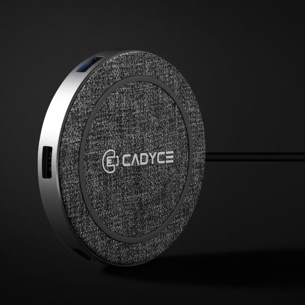 Cadyce CA-WCHP USB-C Dock with Wireless Charging