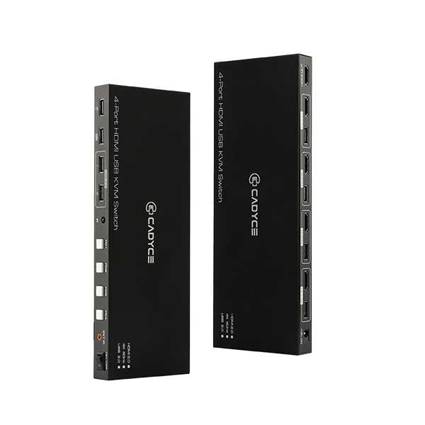 Cadyce CA-UHDK440 – 4-Port USB HDMI KVM Switch