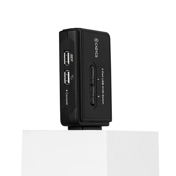 Cadyce CA-UK200 – 2-Port Desktop USB KVM Switch